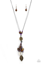 Load image into Gallery viewer, Knotted Keepsake - Purple Urban Necklace Paparazzi Accessories. Get Free Shipping. #P2SE-PRXX-226XX
