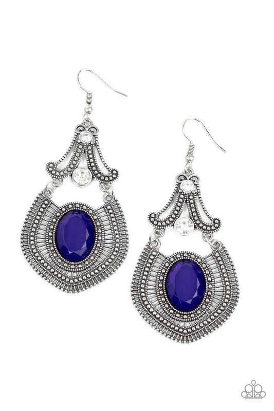 Paparazzi Panama Palace Blue Earring. Subscribe & Save. #P5ST-BLXX-034XX. Dainty earring