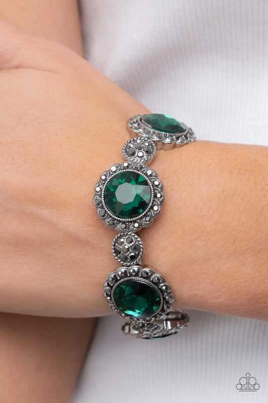 Palace Property Green Stretchy Bracelet Paparazzi Accessories. Subscribe & Save. #P9RE-GRXX-141XX