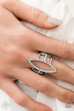 Load image into Gallery viewer, Paparazzi Fashion Fix Ring: &quot;Icy Intuition - White&quot; (P4ST-WTXX-017IY). Subscribe &amp; Save.

