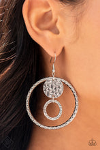 Load image into Gallery viewer, Aug 2020 Paparazzi Fashion Fix Earrings Earring: &quot;Mojave Metal Art - Silver&quot; (P5BA-SVXX-163JB) 

