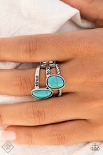 Load image into Gallery viewer, Aug 2020 Paparazzi Fashion Fix Ring: &quot;True to You - Blue&quot; (P4WD-BLXX-093JB). Get Free Shipping
