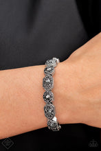 Load image into Gallery viewer, Paparazzi August 2022 Fashion Fix Bracelet: &quot;Eye-Opening Opulence - Silver&quot; (P9DA-SVXX-200JE)
