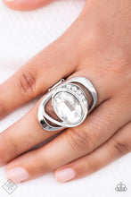 Load image into Gallery viewer, Paparazzi August 2022 Fashion Fix Ring: &quot;Mountain View Meadow - White&quot; (P4WH-WTXX-179JO) 
