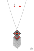 Load image into Gallery viewer, Kite Flight Red Necklace Paparazzi $5 Jewelry. Subscribe &amp; Save. #P2TR-RDXX-091XX
