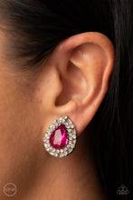 Load image into Gallery viewer, Haute Happy Hour Pink Clip-On Earrings Paparazzi Accessories. Subscribe &amp; Save. #P5CO-PKXX-042XX
