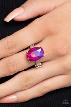 Load image into Gallery viewer, Paparazzi Updated Dazzle Pink Ring. Subscribe &amp; Save. #P4ST-PKXX-008XX. Sleek and Dainty Ring

