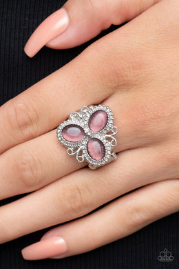 Bewitched Blossoms - Purple Ring Paparazzi Accessories. Subscribe and Save! #P4WH-PRXX-190XX