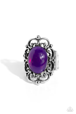 Paparazzi Happily EVERGLADE After Purple Ring. #P4WH-PRXX-191XX. Purple Jewelry. Free Shipping