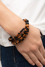 Load image into Gallery viewer, Paparazzi Oceania Oasis Black Bracelet Wooden Accessory. Subscribe &amp; Save. #P9SE-BKXX-289XX
