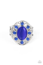 Load image into Gallery viewer, Paparazzi Sunny Solstice Blue Ring. #P4ST-BLXX-014XX. Subscribe &amp; Save. Moonstone Ring
