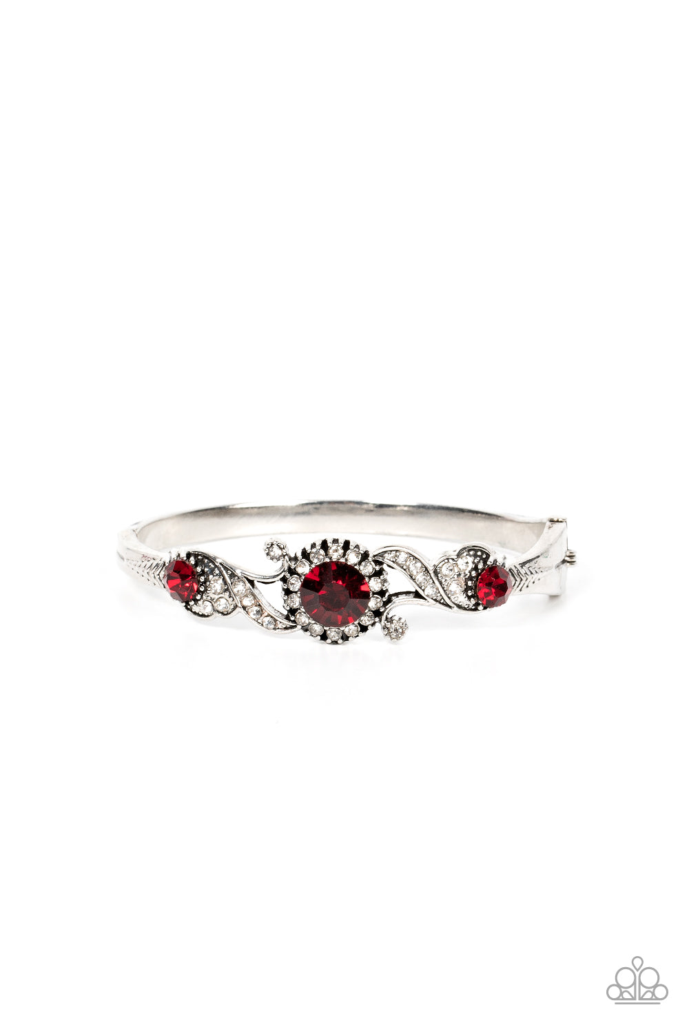 Paparazzi Expert Elegance Red Bracelet. Get Free Shipping. #P9RE-RDXX-144XX. Dainty Red Bracelet