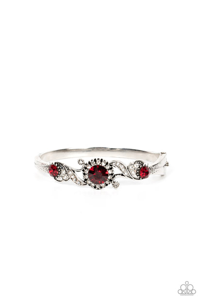 Paparazzi Expert Elegance Red Bracelet. Get Free Shipping. #P9RE-RDXX-144XX. Dainty Red Bracelet