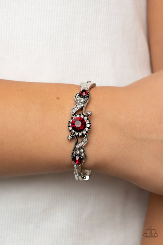 Expert Elegance Red Bangle Bracelet Paparazzi Accessories. Subscribe & Save. #P9RE-RDXX-144XX