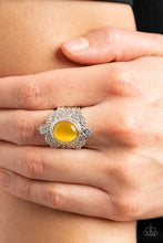 Load image into Gallery viewer, Paparazzi Delightfully Dreamy Yellow Ring. Subscribe &amp; Save. #P4WH-YWXX-152XX. Moonstone
