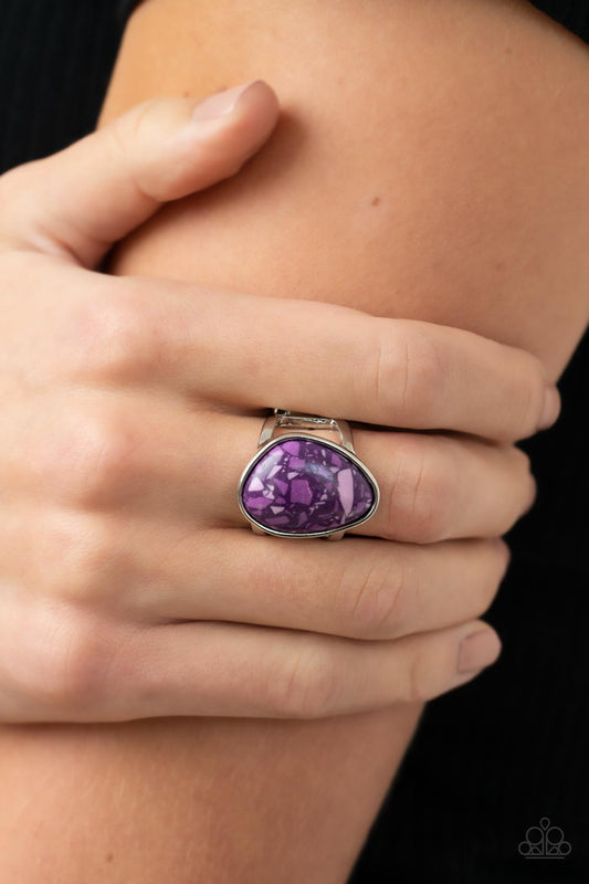 Paparazzi Earth Hearth - Purple Ring $5.00 Accessory. Subscribe & Save. #P4SE-PRXX-103XX