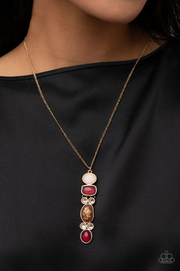 Totem Treasure - Purple Necklace Paparazzi Accessories. Get Free Shipping. #P2WH-PRXX-409XX