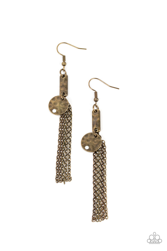 Paparazzi Twinkle Twinkle Little Trinket Brass Earrings. #P5SE-BRXX-113XX. Get Free Shipping. 