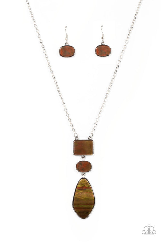 Paparazzi Hidden Cove Brown Beach Necklace. Get Free Shipping. #P2SE-BNXX-221XX