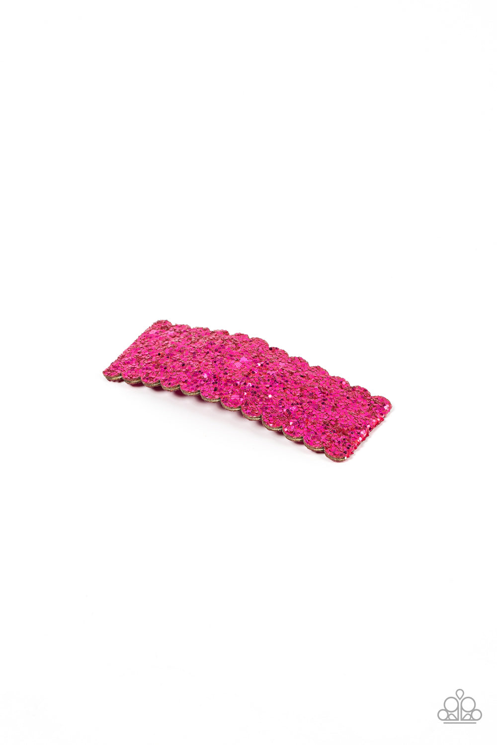 Paparazzi Shimmery Sequinista Pink Hair Clip in glittery Fuchsia Fedora sequins. Get Free Shipping 