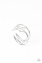 Load image into Gallery viewer, Paparazzi Love Goes Around - Silver Hoop Earrings #P5HO-SVXX-305XX
