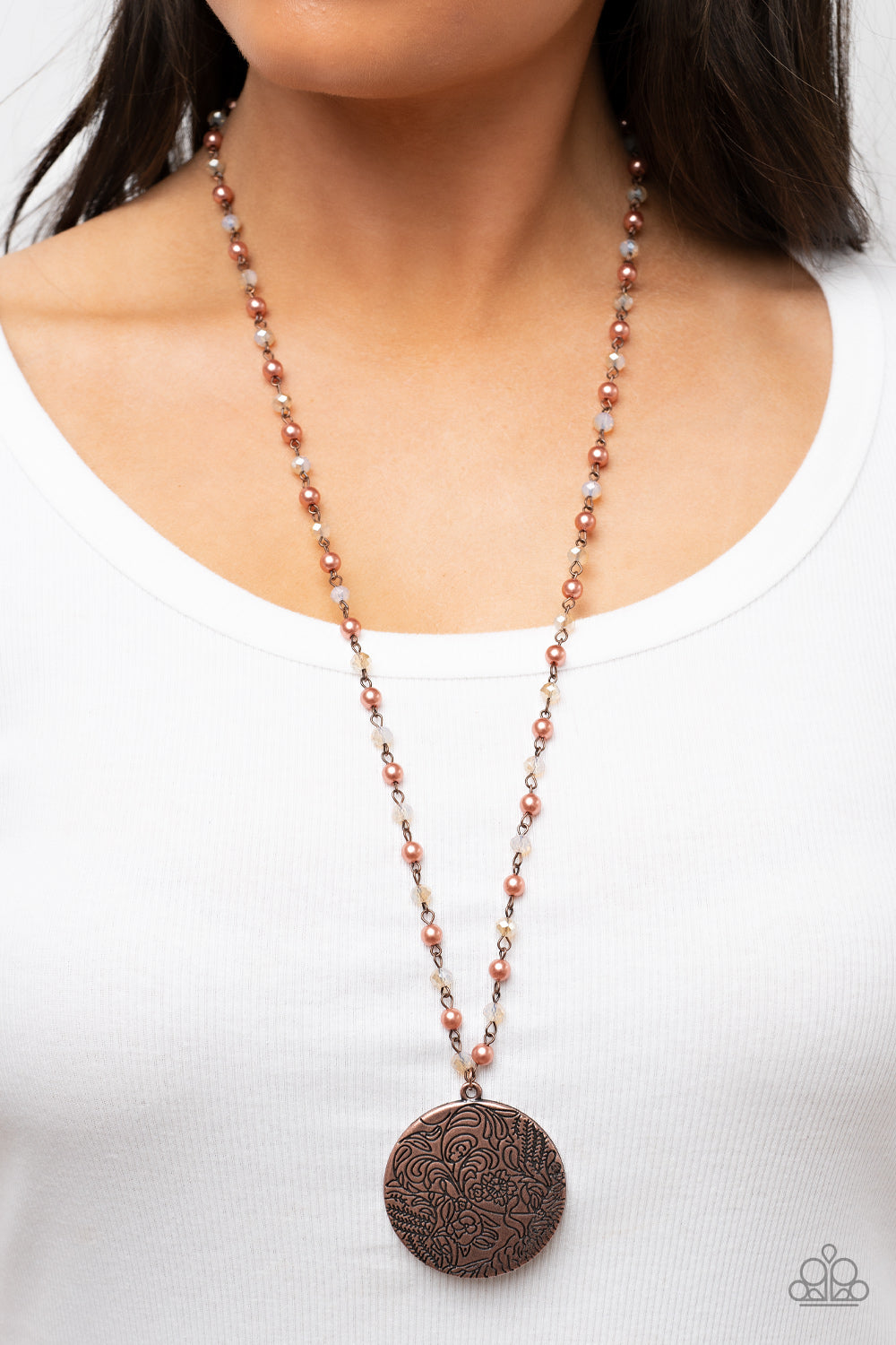 Secret Cottage Copper Necklace Paparazzi Accessories. Subscribe & Save. #P2WH-CPXX-179XX
