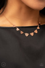 Load image into Gallery viewer, Dainty Desire - Copper Necklace Paparazzi Accessories Choker Style #P2CH-CPSH-047XX
