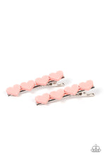 Load image into Gallery viewer, Paparazzi Hair Accessories Sending You Love - Pink Hair Clip #P7SS-PKXX-277XX
