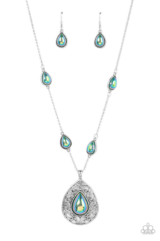 Paparazzi Magical Masquerade Green Necklace. #P2WH-GRXX-377XX. Subscribe & Save. 