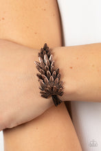 Load image into Gallery viewer, Paparazzi BOA and Arrow Copper Bracelet. Subscribe &amp; Save. #P9SE-CPXX-117XX. Feather Bracelet
