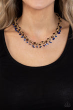 Load image into Gallery viewer, Paparazzi Canyon Voyage Blue Necklace. Get Free Shipping. #P2UR-BLXX-059XX

