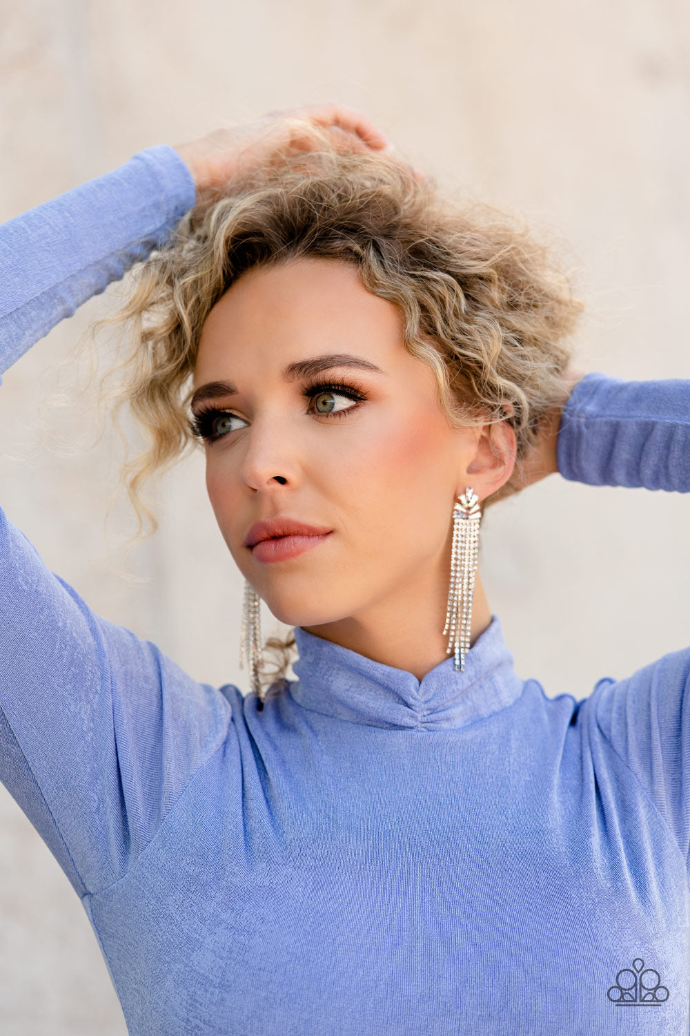 Overnight Sensation Iridescent Earrings Paparazzi $8.0 Jewelry. #P5PO-MTXX-082XX. Get Free Shipping