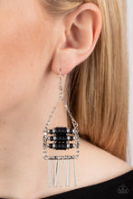 Load image into Gallery viewer, Paparazzi Tribal Tapestry - Black Earrings
