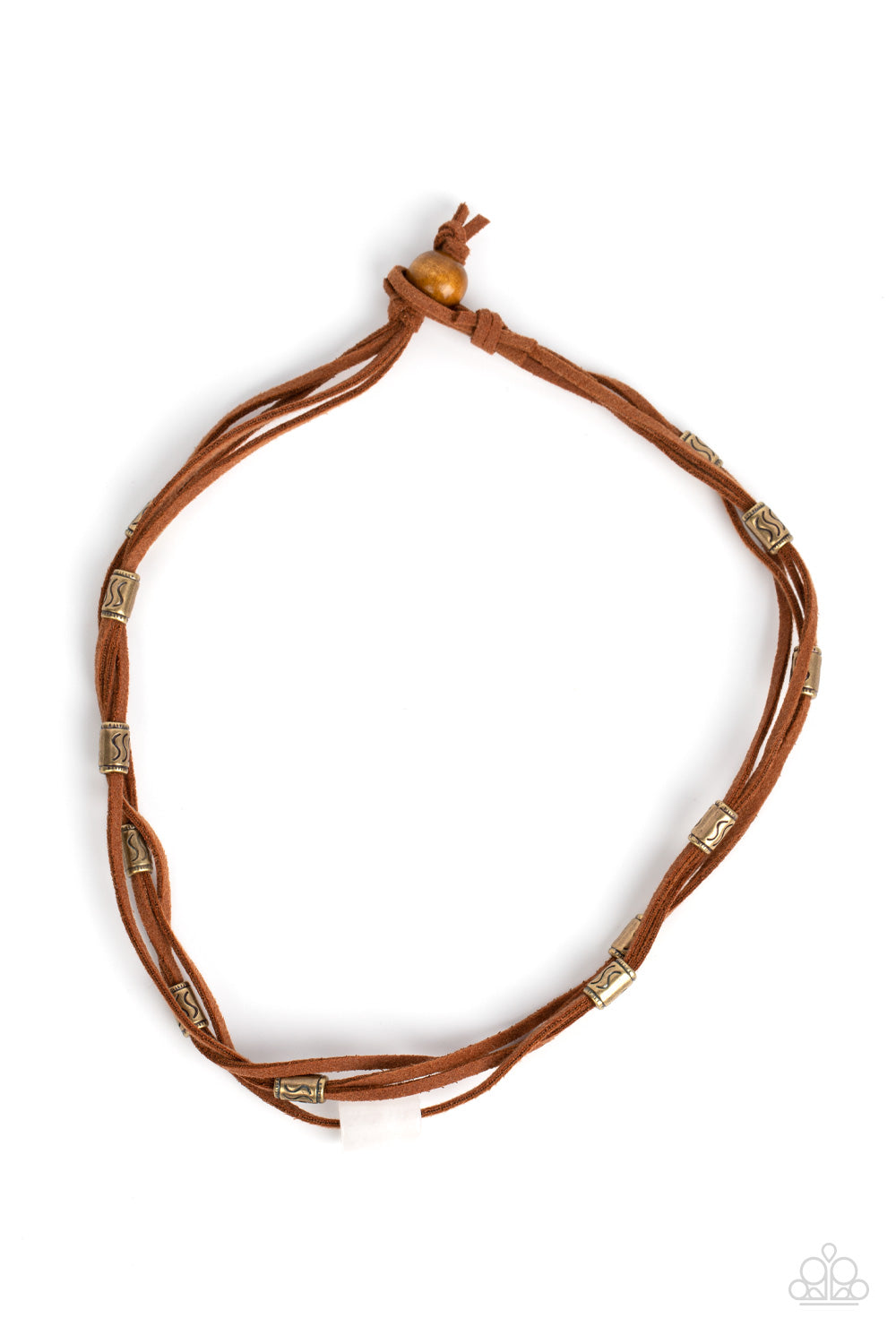 Elemental Elevation Brown Necklace Paparazzi Accessories. #P2UR-BRXX-036XX. Free Shipping $8 Urban