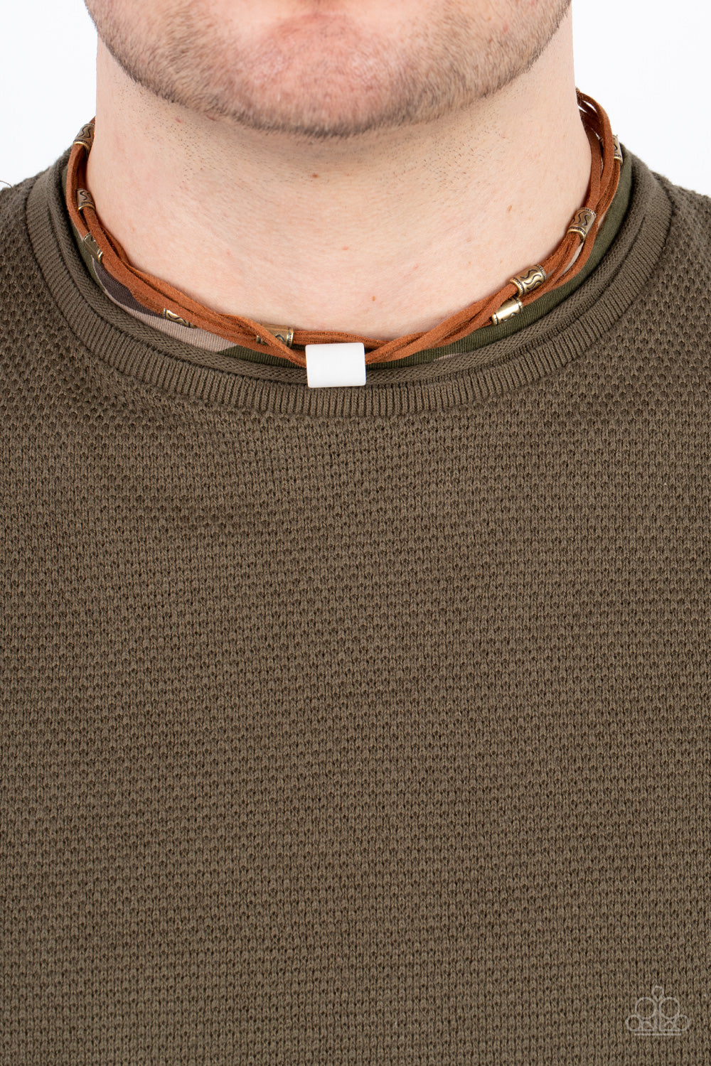 Paparazzi Elemental Elevation Urban Necklace. #P2UR-BRXX-036XX. Men's Accessories.