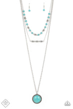 Load image into Gallery viewer, Paparazzi Sahara Symphony Blue Necklace. #P2SE-BLXX-518IH. Subscribe &amp; Save
