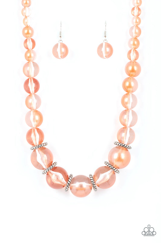 Marina Mirage Orange Necklace Paparazzi Accessories. Subscribe & Save. #P2ST-OGXX-105XX