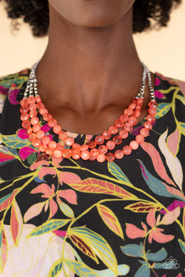 Pacific Picnic Orange Necklace Paparazzi Accessories. Subscribe & Save. #P2SE-OGXX-285GF