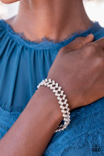 Load image into Gallery viewer, Seize the Sizzle White Bracelets Paparazzi Accessories. Subscribe &amp; Save. #P9RE-WTXX-523XX
