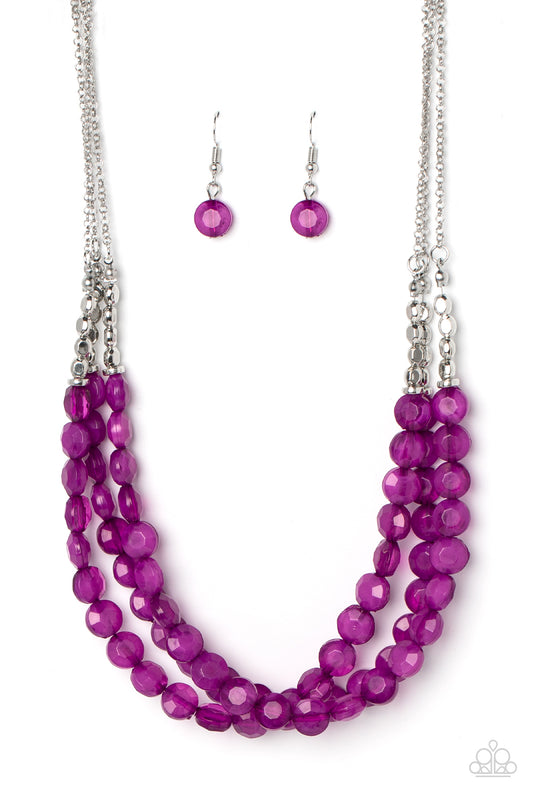 Paparazzi Pacific Picnic Purple Necklace. Subscribe & Save. #P2SE-PRXX-238IT