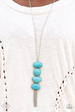 Load image into Gallery viewer, Paparazzi Hidden Lagoon Blue Necklace. Subscribe and Save. #P2SE-BLXX-496IK
