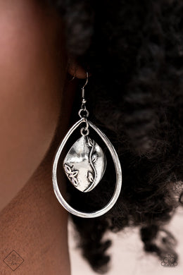 Paparazzi Artisan Refuge Silver Earrings. Subscribe & Save. #P5BA-SVXX-162IK