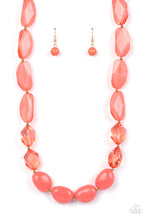 Load image into Gallery viewer, Private Paradise - Orange Necklace Paparazzi Accessories. Subscribe &amp; Save. #P2WH-OGXX-263XX
