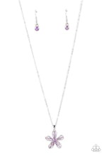 Load image into Gallery viewer, Paparazzi Botanical Ballad Purple Necklace. Get Free Shipping. #P2RE-PRXX-285XX Dainty
