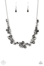 Load image into Gallery viewer, Welcome to the Ice Age Silver Smoky Necklace Paparazzi Accessories. #P2ED-SVXX-224IZ
