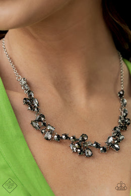 Paparazzi Welcome to the Ice Age Silver Necklace. Get Free Shipping. #P2ED-SVXX-224IZ. Free Shipping