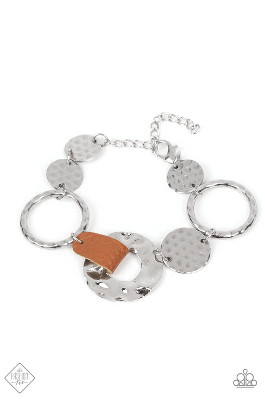 Paparazzi Desert Scraps Brown Bracelet Paparazzi Accessories. #P9SE-BNXX-206JB. Get Free Shipping