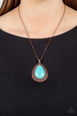 Western Wilderness Copper Necklace Paparazzi Accessories. Get Free Shipping. Short $5 Necklace