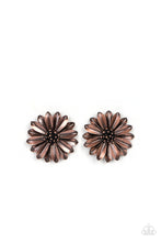 Load image into Gallery viewer, Paparazzi Daisy Dilemma Copper Earring. #P5PO-CPXX-046XX. Subscribe &amp; Save. 
