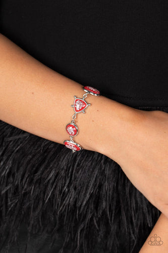 Speckled Shimmer Red Bracelet Paparazzi Accessories. Subscribe & Save. #P9WH-RDXX-181GN